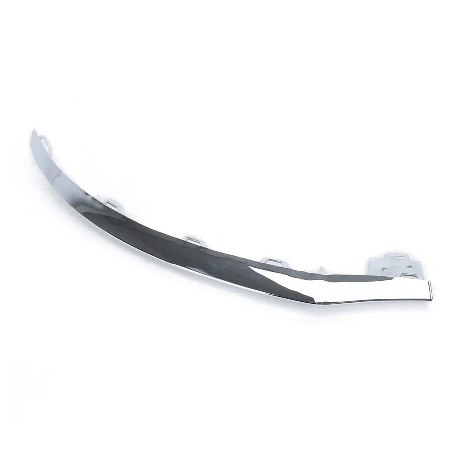 Auto Spoilerlippe Auto Vorderen Stoßfänger Für Benz W218 Für CLS 2015 2016 2017 2018 Trim Streifen Chrome Molding Lip Chrome Trim Abdeckung Zubehör Körper Kit Auto-Frontspoiler(Links) von KUVIEZ