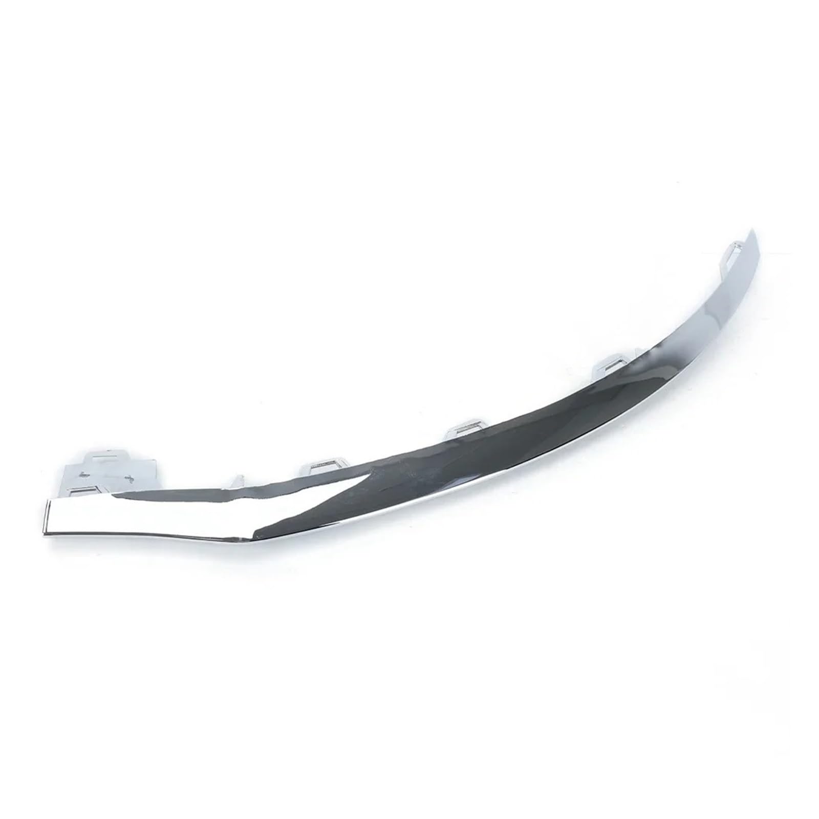 Auto Spoilerlippe Auto Vorderen Stoßfänger Für Benz W218 Für CLS 2015 2016 2017 2018 Trim Streifen Chrome Molding Lip Chrome Trim Abdeckung Zubehör Körper Kit Auto-Frontspoiler(Recht) von KUVIEZ
