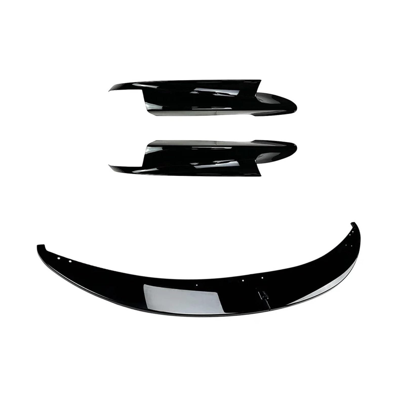 Auto Spoilerlippe Frontschürze Lippe Für 3 Serie Für M3 E90 E91 E92 E93 2006-2013 Splitter Diffusor Körper Kits Spoiler Stoßstange Schutz Zubehör Auto-Frontspoiler(Gloss Black Set) von KUVIEZ