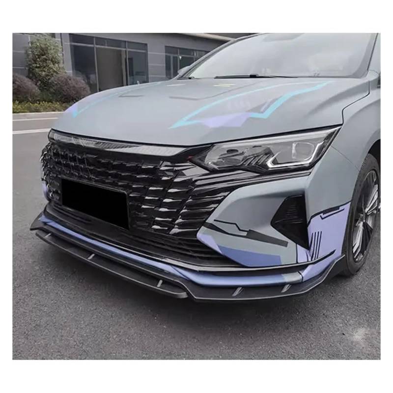 Auto Spoilerlippe Frontschürze Lippe Für Aeolus A30 2023 2024 Air Splitter Auto Körper Kit Spoiler Schwarz Röcke Zubehör Auto-Frontspoiler(Matt Black) von KUVIEZ