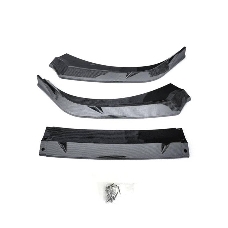 Auto Spoilerlippe Frontschürze Lippe Für Hyundai Für Elantra 2023 2024 2025 8th Generation Air Splitter Auto Körper Kit Spoiler Schwarz Röcke Zubehör Auto-Frontspoiler(Carbon Paint) von KUVIEZ