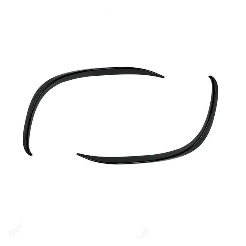Auto Spoilerlippe Frontschürze Spoiler Splitter Lufteinlass Grille Trim Abdeckung Für Benz C Klasse W205 S205 A205 C205 C200 C220d C300 2018 2019 2020 2021 Auto-Frontspoiler(4pcs Gloss Black) von KUVIEZ