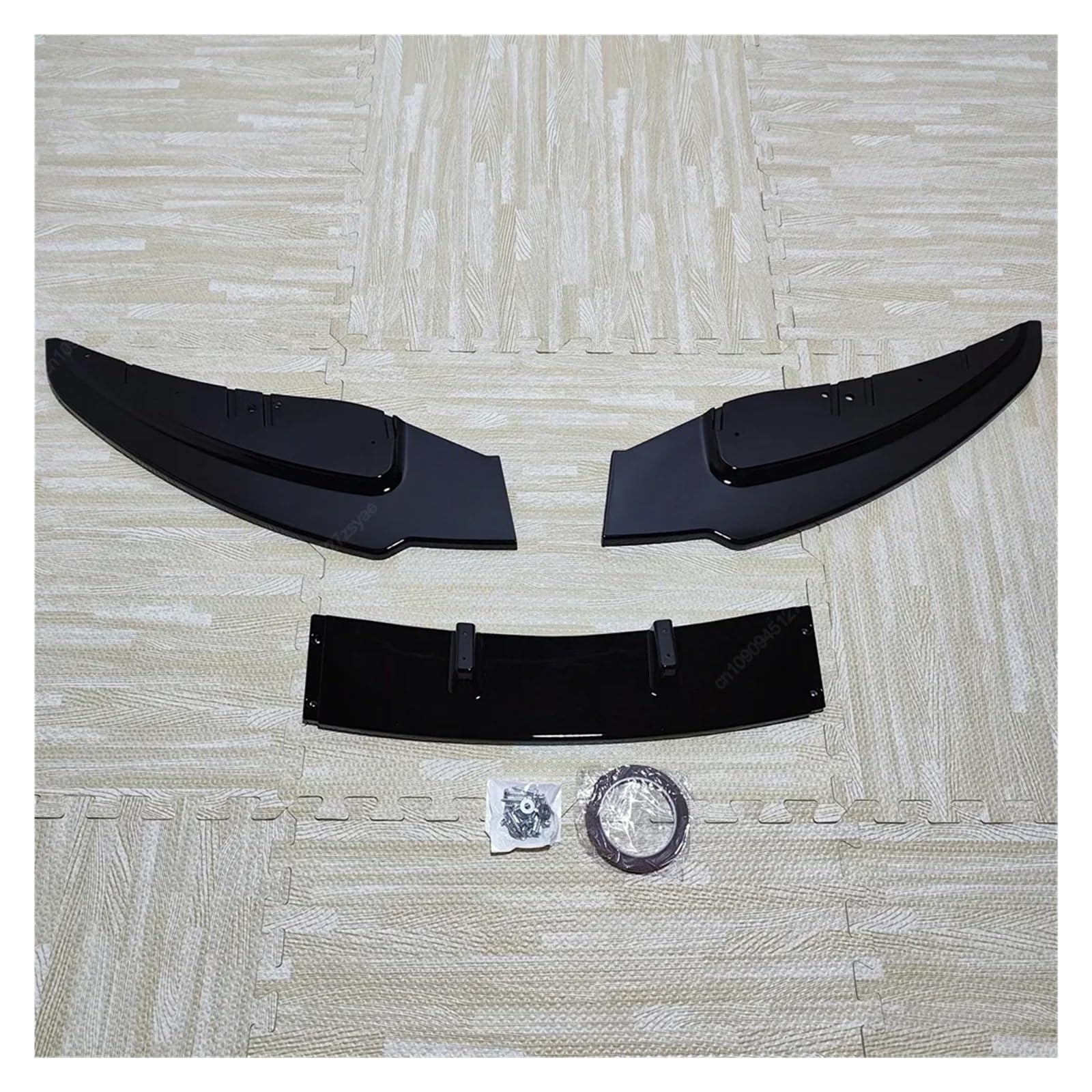 Auto Spoilerlippe Für 1 Serie E81 E82 E87 E88 LCI Standard Modell 2007 2008 2009 2010 2011 Auto Front Lip Splitter Spoiler Diffusor Body Kits Tuning Auto-Frontspoiler(Gloss Black) von KUVIEZ