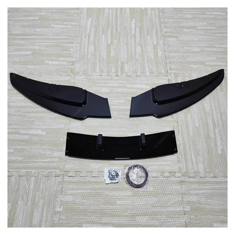 Auto Spoilerlippe Für 1 Serie E81 E82 E87 E88 LCI Standard Modell 2007 2008 2009 2010 2011 Auto Front Lip Splitter Spoiler Diffusor Body Kits Tuning Auto-Frontspoiler(Gloss Black) von KUVIEZ
