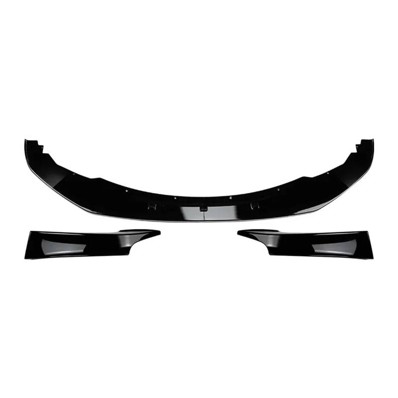 Auto Spoilerlippe Für 1 Serie F20 F21 2012 2013 2014 Für Sport Stil Canard Abdeckung Trim Splitter Frontschürze Lip Spoiler Glänzend Schwarz Carbon Faser Auto-Frontspoiler(1 Set Gloss Black) von KUVIEZ