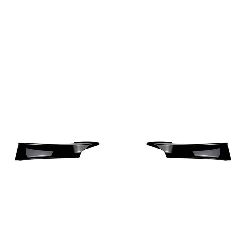 Auto Spoilerlippe Für 1 Serie F20 F21 Für M-Sport Stil 2012 2013 2014 Canard Abdeckung Trim Splitter Front Stoßstange Lip Spoiler Glanz Schwarz Carbon Faser Auto-Frontspoiler(Splitter Gloss Black) von KUVIEZ