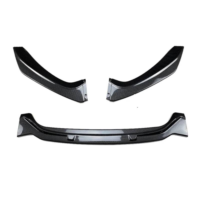 Auto Spoilerlippe Für 1 Serie F20 F21 Für Pack 118i 120i 2015-2019 Frontstoßstange Vorne Rock Spoiler Lippe Flügel Body Kit Splitter Trim Zubehör Auto-Frontspoiler(Carbon Look) von KUVIEZ