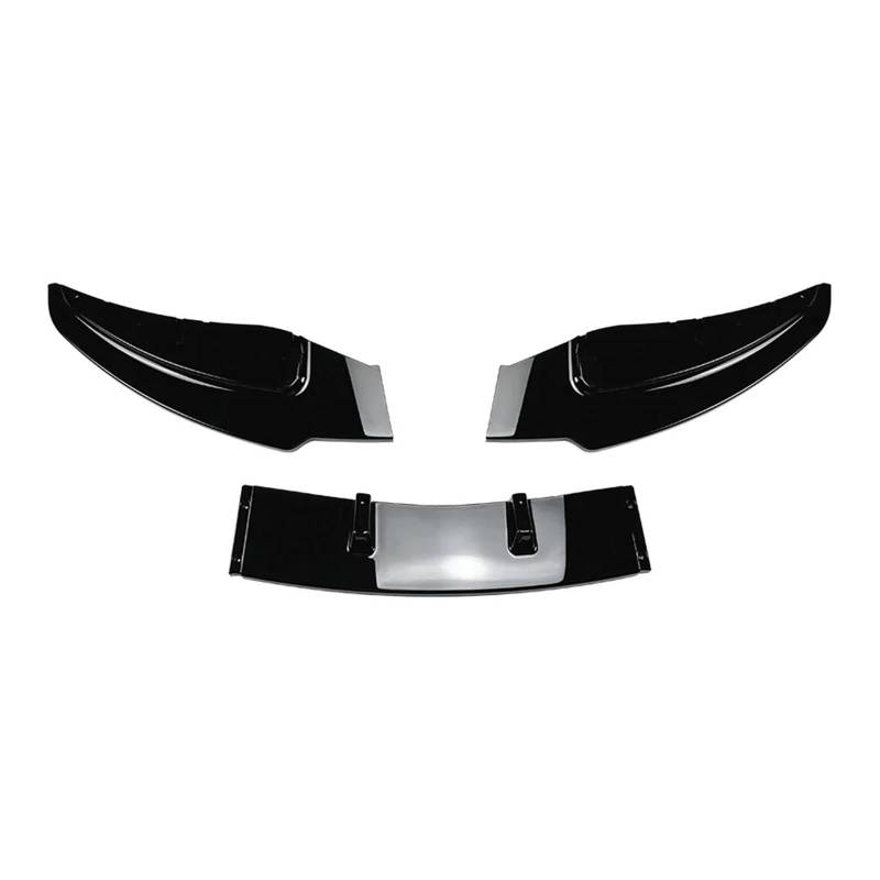 Auto Spoilerlippe Für 1er E81 E82 E87 E88 Für LCI Für 3X 2005 06 07 08 09 10 2011 Modell Auto Frontstoßstange Lip Spoiler Spiltter Diffusor Durch ABS Body Kit Auto-Frontspoiler(Gloss Black) von KUVIEZ