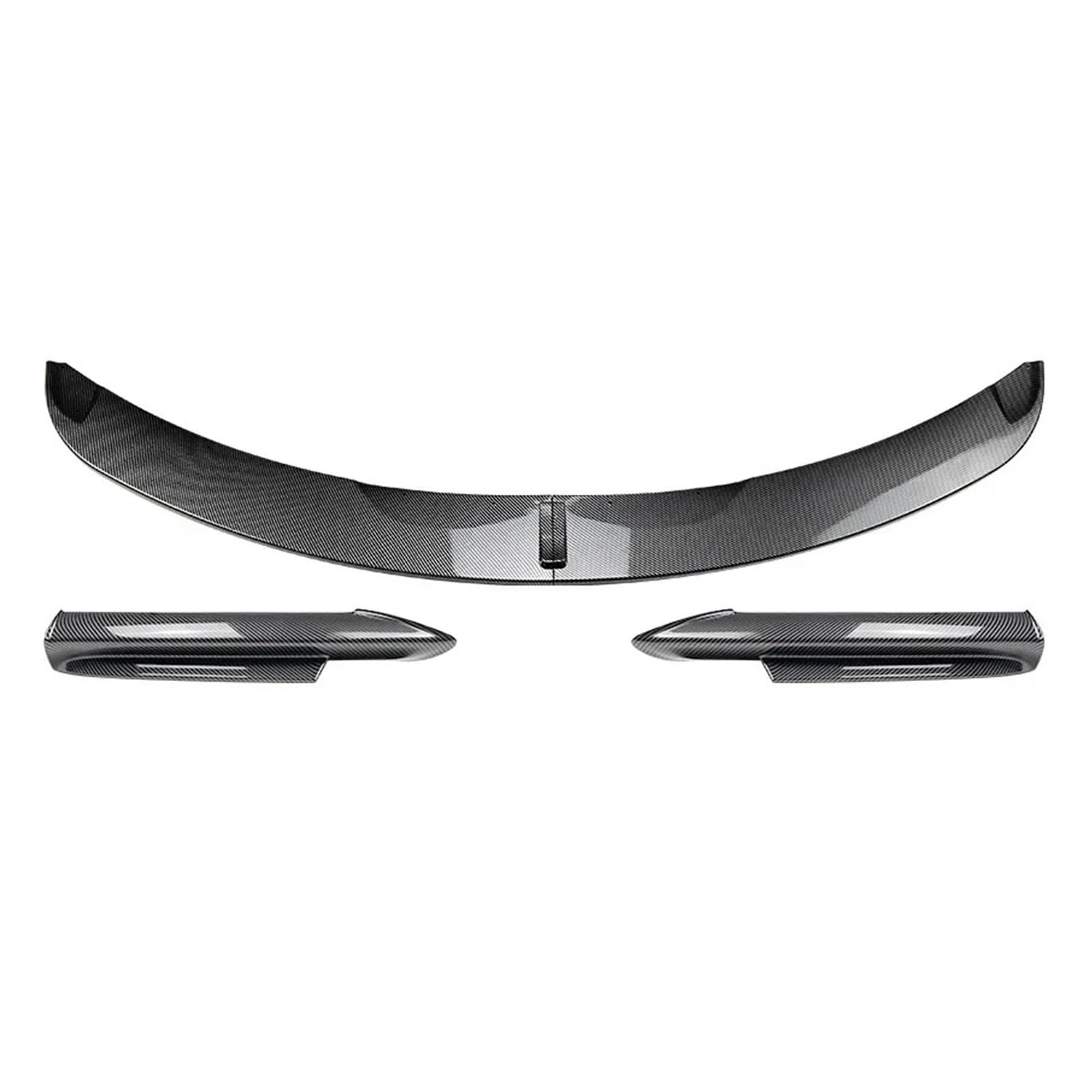 Auto Spoilerlippe Für 3 Serie 2005-2008 E90 E91 Für Tech Limousine 4 Tür 320i 330i Tuning Zubehör Auto Front Lip Splitter Unterkörper Kit Auto-Frontspoiler(Carbon Look A B) von KUVIEZ
