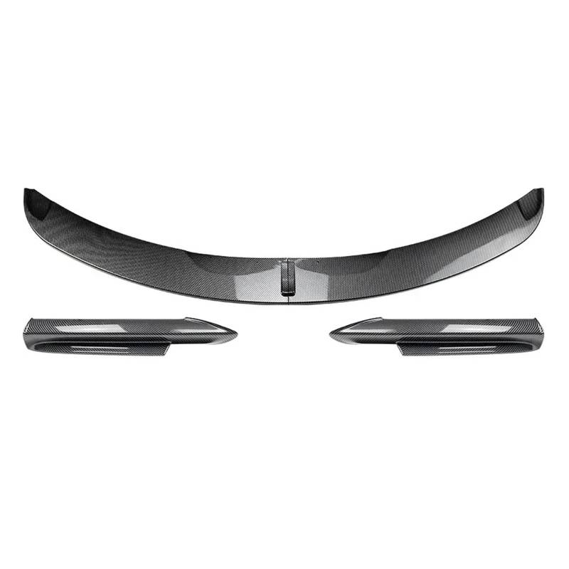 Auto Spoilerlippe Für 3 Serie 2005-2008 E90 E91 Für Tech Limousine 4 Tür 320i 330i Tuning Zubehör Auto Front Lip Splitter Unterkörper Kit Auto-Frontspoiler(Carbon Look A B) von KUVIEZ