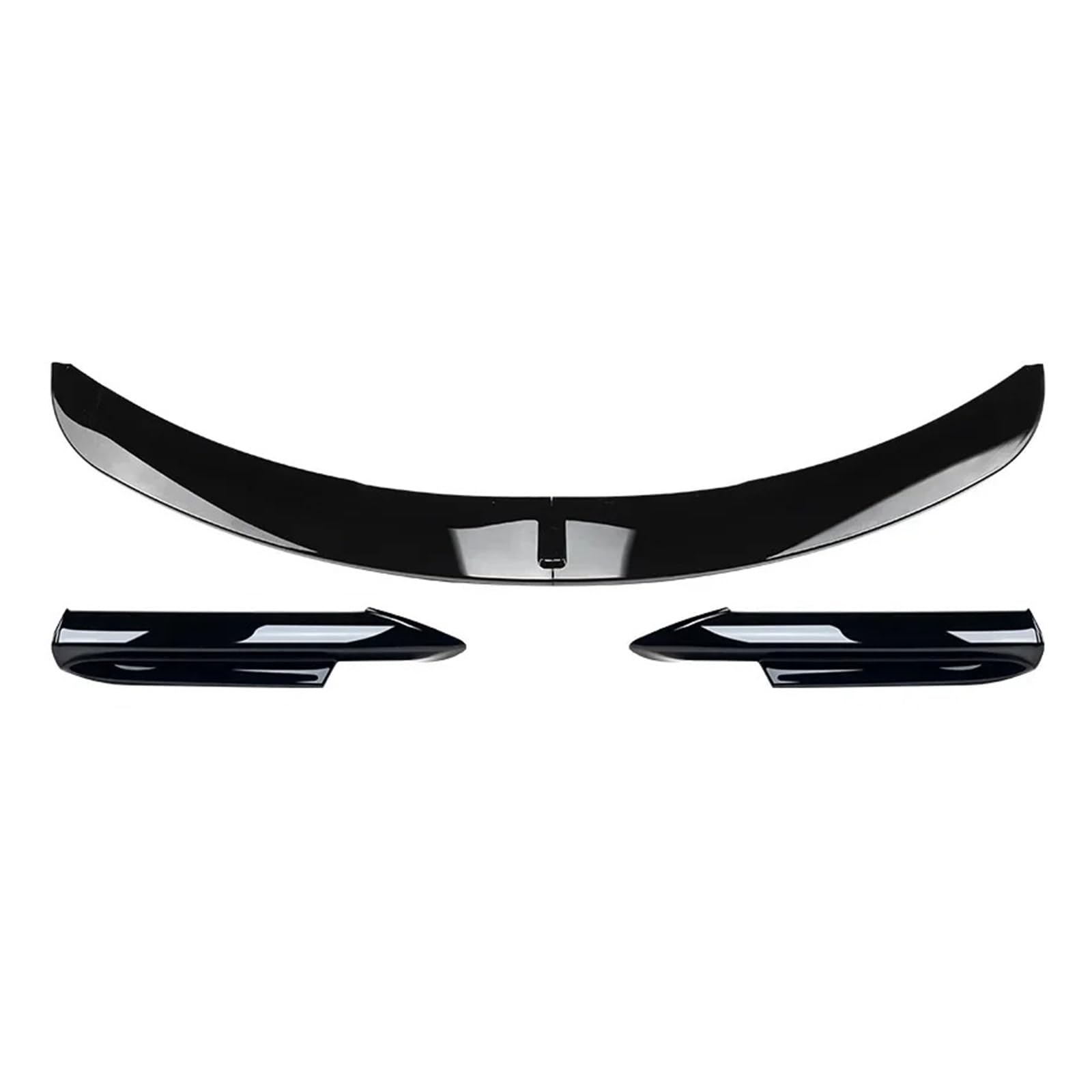 Auto Spoilerlippe Für 3 Serie 2005-2008 E90 E91 Für Tech Limousine 4 Tür 320i 330i Tuning Zubehör Auto Front Lip Splitter Unterkörper Kit Auto-Frontspoiler(Gloss Black A B) von KUVIEZ