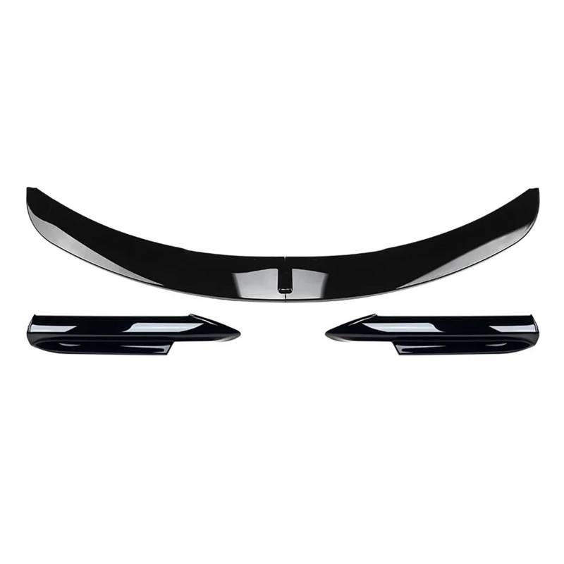 Auto Spoilerlippe Für 3 Serie 2005-2008 E90 E91 Für Tech Limousine 4 Tür 320i 330i Tuning Zubehör Auto Front Lip Splitter Unterkörper Kit Auto-Frontspoiler(Gloss Black A B) von KUVIEZ