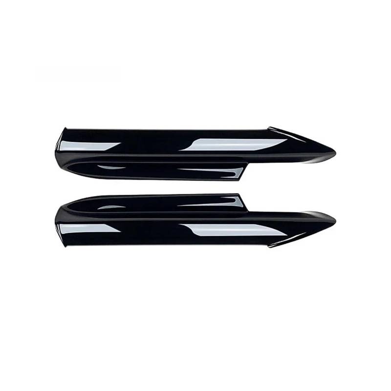 Auto Spoilerlippe Für 3 Serie E90 E91 320i 330i Für Tech 2X 2005-2012 Stil Frontschürze Seite Splitter Abdeckung Lip Abdeckung Auto Körper Kit Tuning Auto-Frontspoiler(Gloss Black 05-08) von KUVIEZ