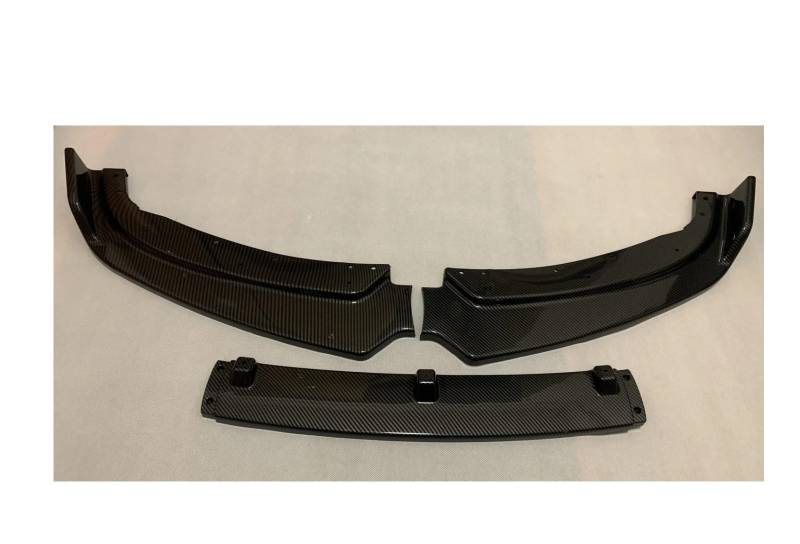 Auto Spoilerlippe Für 3 Serie F30 F35 2013-2019 Body Kit Auto Front Stoßstange Splitter Lip Spoiler Splitter ABS Stoßstange Canard Lip Schutz Abdeckung Auto-Frontspoiler(Carbon Fiber 12-15) von KUVIEZ