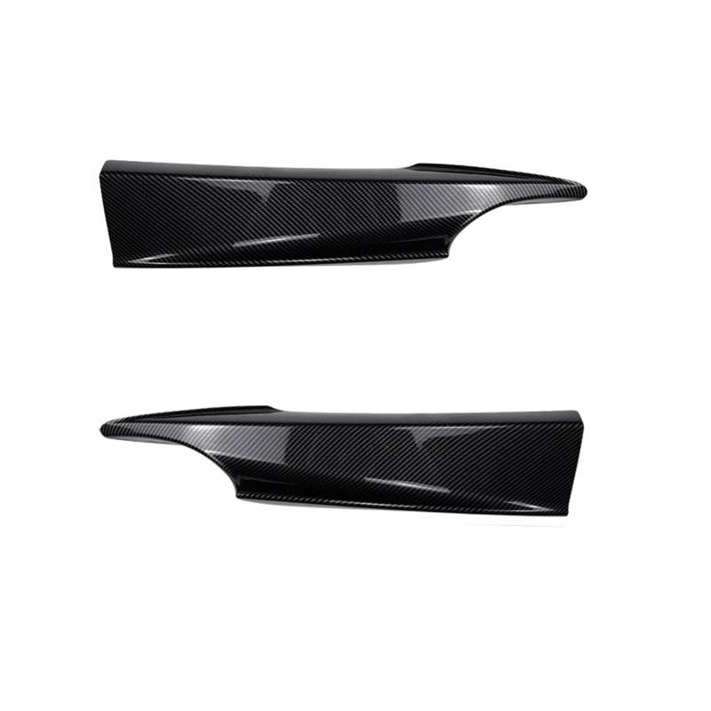 Auto Spoilerlippe Für 3er F34 GT F34 320i 325i Sport 2014 Bis 2019 Frontstoßstange Lip Spoiler Seitenabdeckung Diffusor Splitter Corner Body Kit Auto-Frontspoiler(Carbon Look) von KUVIEZ