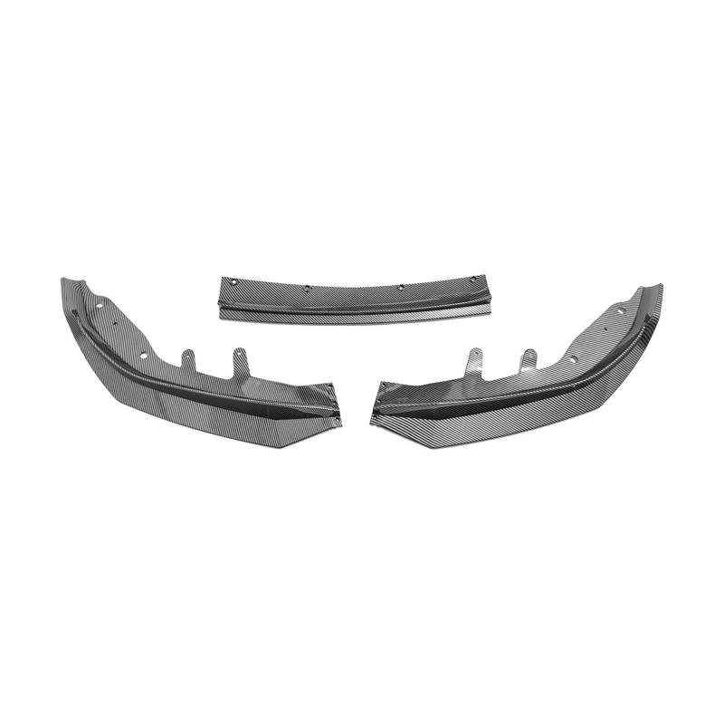 Auto Spoilerlippe Für 4 Serie G22 G23 2 Tür M440i M440d 430d 430i 2020 2021 2023 Front Stoßstange Splitter Lippe Auto Diffusor Spoiler Stoßstange Deflektor Auto-Frontspoiler(Kohlefaser-Optik) von KUVIEZ