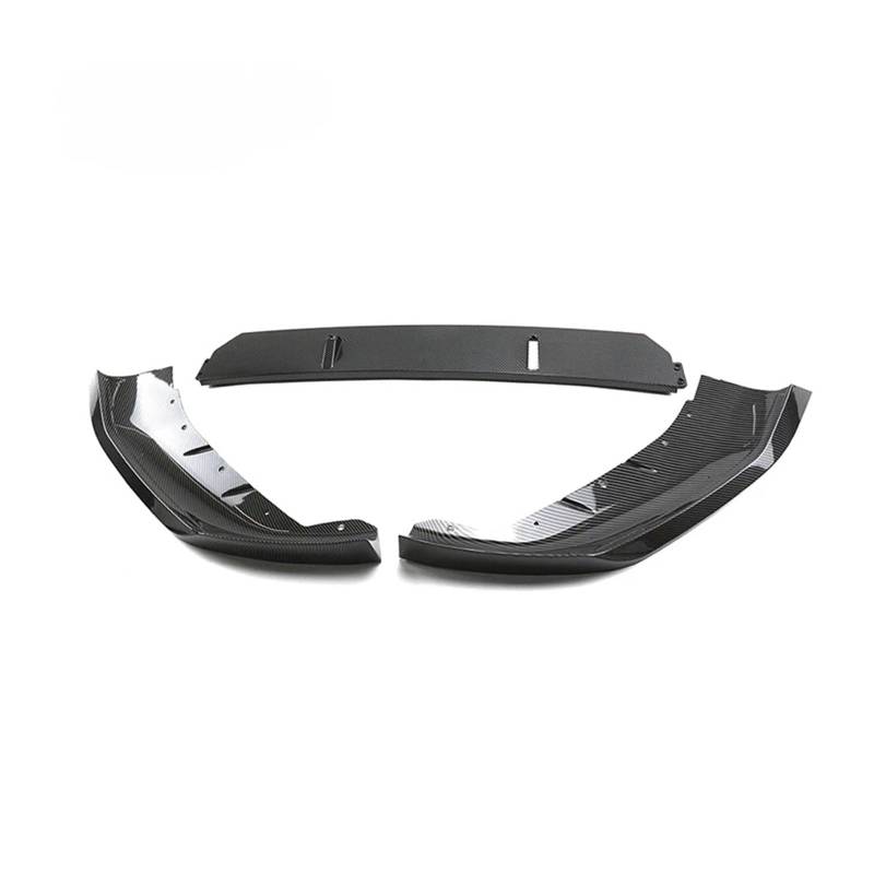 Auto Spoilerlippe Für 5 Series G30 G31 Für Lci Für Sport 2021 2022 2023 2024 520i 520d 530i 530d M550i Frontschürze Klinge Lip Spoiler Splitter Body Kit Tuning Auto-Frontspoiler(Carbon Look) von KUVIEZ