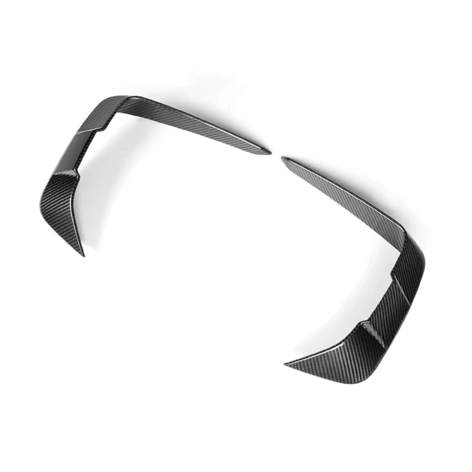 Auto Spoilerlippe Für 8 Serie Für Coupe Für Cabrio Für GC G14 G15 G16 Dry Carbon Fiber Front Lip Bumper Spoiler Hinten Stoßstange Diffusor Splitter Auto-Frontspoiler(2PCS 1 Pair) von KUVIEZ