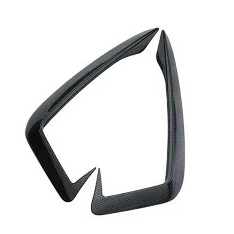 Auto Spoilerlippe Für A4 B9 2017 2018 2019 Auto Vorderen Stoßfänger Wind Messer Grille Trim Abdeckung Nebel Lampe Streifen Aufkleber Körper Kits Tuning Zubehör Auto-Frontspoiler(A Carbon Fiber Color) von KUVIEZ