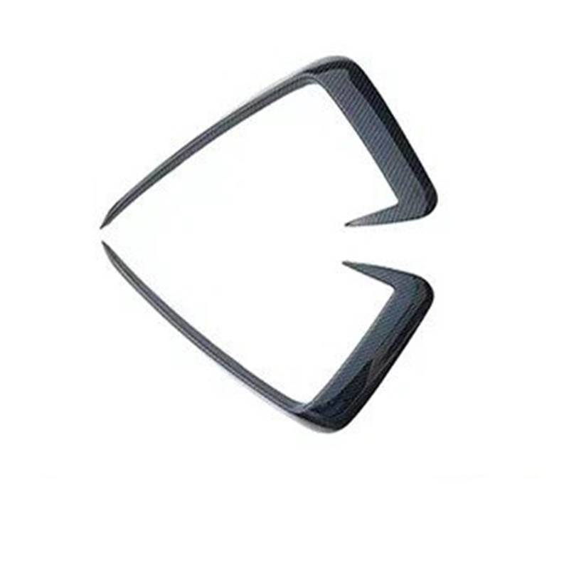 Auto Spoilerlippe Für A4 B9 2017 2018 2019 Auto Vorderen Stoßfänger Wind Messer Grille Trim Abdeckung Nebel Lampe Streifen Aufkleber Körper Kits Tuning Zubehör Auto-Frontspoiler(B Carbon Fiber Color) von KUVIEZ