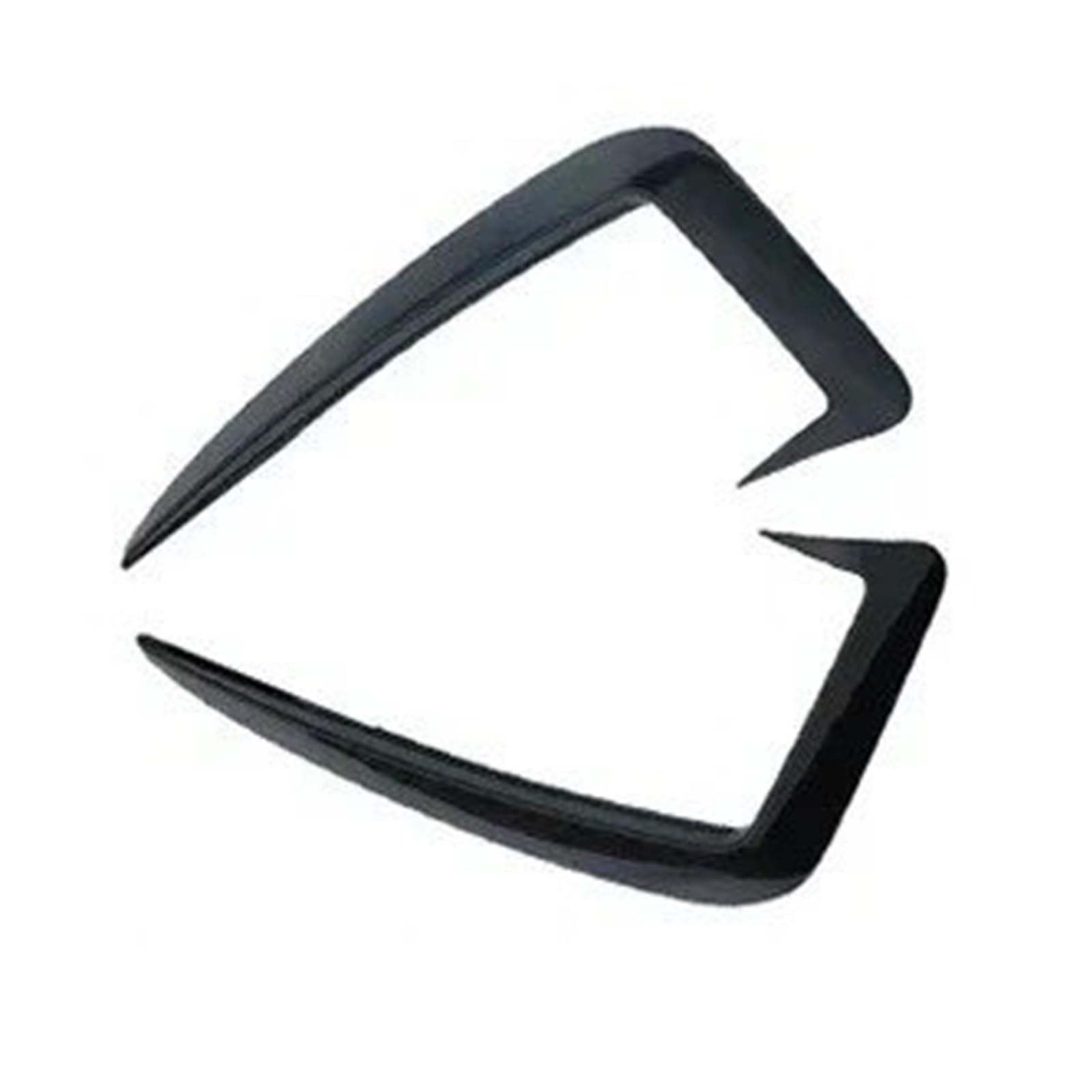 Auto Spoilerlippe Für A4 B9 2017 2018 2019 Auto Vorderen Stoßfänger Wind Messer Grille Trim Abdeckung Nebel Lampe Streifen Aufkleber Körper Kits Tuning Zubehör Auto-Frontspoiler(B Model Black) von KUVIEZ