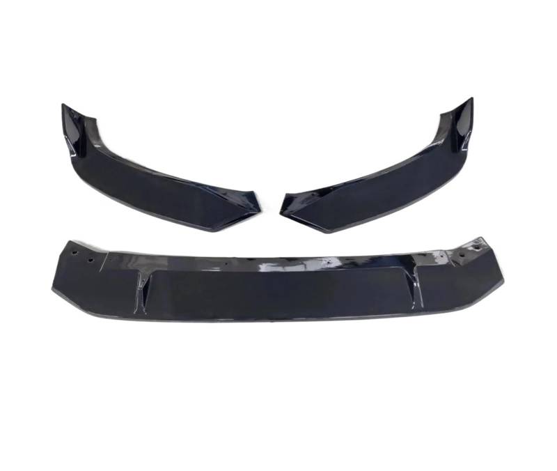Auto Spoilerlippe Für A4 B9 2017 2018 Frontschürze Lip Splitter Abdeckung Kinn Deflektor Tuning Dekor Auto Zubehör Auto-Frontspoiler(Glossy Black) von KUVIEZ