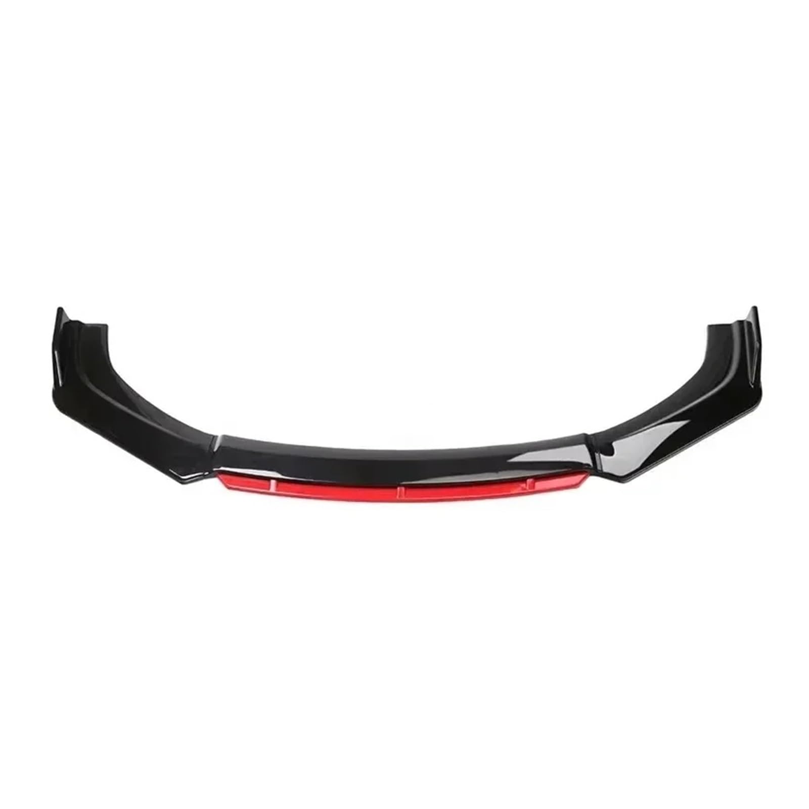 Auto Spoilerlippe Für A4 S4 Für A6 S6 Für Wagon Für Awant B6 B7 B8 Universal Front Lippe Kinn Stoßstange Spoiler Splitter Bodykit Diffusor Autos Zubehör Auto-Frontspoiler(Black Red) von KUVIEZ