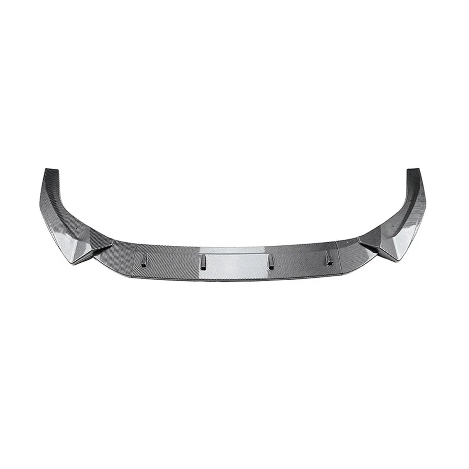 Auto Spoilerlippe Für A5 Sline S5 8W6 2021 2022 2023 2024 Auto Frontschürze Lip Spoiler Glänzend Schwarz Oder Carbon Look Körper Kit Auto-Frontspoiler(Kohlefaser-Optik) von KUVIEZ