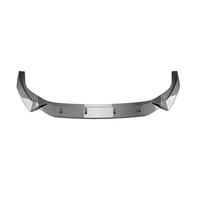 Auto Spoilerlippe Für A5 Sline S5 8W6 2021 2022 2023 2024 Auto Frontschürze Lip Spoiler Glänzend Schwarz Oder Carbon Look Körper Kit Auto-Frontspoiler(Kohlefaser-Optik) von KUVIEZ