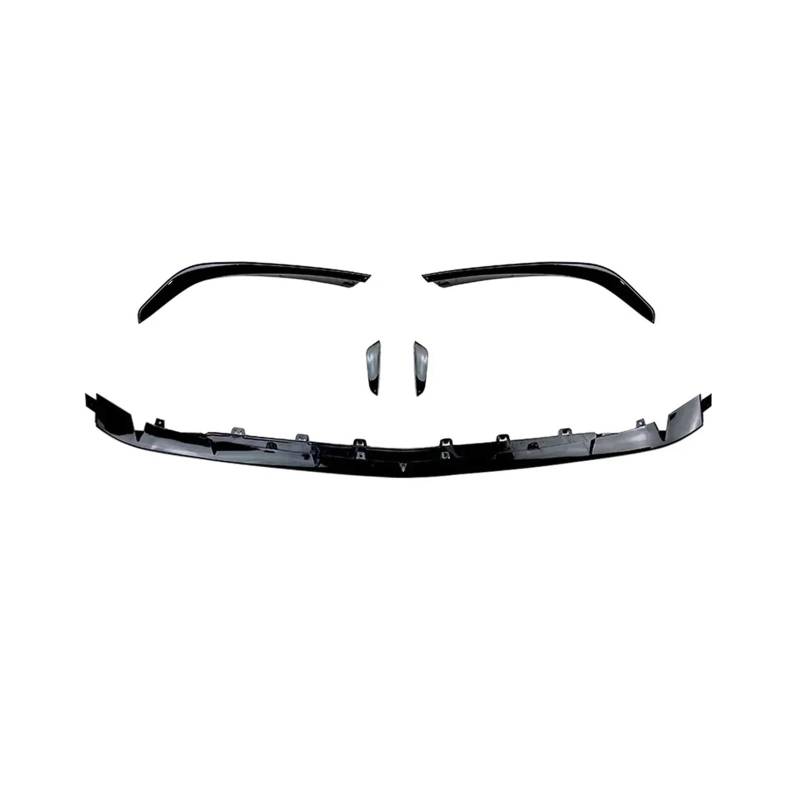 Auto Spoilerlippe Für Benz A-Klasse W177 A45 Für AMG 2019 2020 2021 Auto Vorderen Stoßfänger Lip Spoiler Schutz Schutz Abdeckung Untere Klinge Splitter Bodykit Auto-Frontspoiler von KUVIEZ