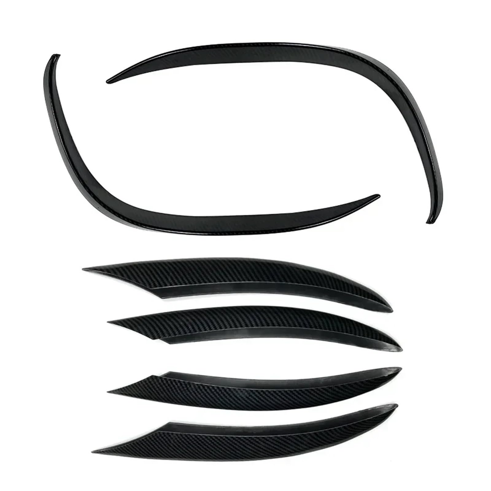 Auto Spoilerlippe Für Benz C-Klasse W205 C200 C260 2019-2022 2023 Vorderen Stoßfänger Wind Messer Kühlergrill Trim Abdeckung Nebel Lampe Streifen Aufkleber Schwarz Auto-Frontspoiler(6PCS Carbon Look) Auto Spoilerlippe Für Benz C-Klasse W205 C200 C260 2019-2022 2023 Vorderen Stoßfänger Wind Messer Kühlergrill Trim Abdeckung Nebel Lampe Streifen Aufkleber Schwarz Auto-Frontspoiler(6PCS Carbon Look) von KUVIEZ
