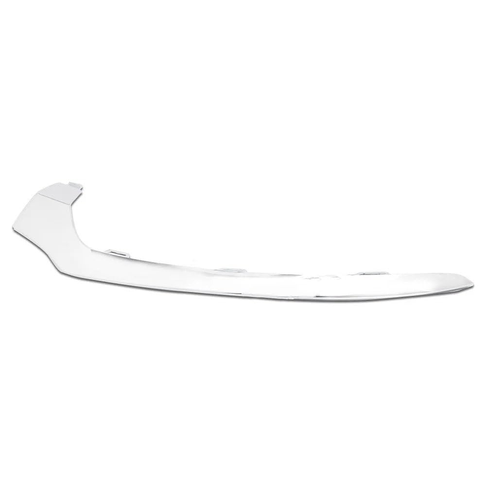 Auto Spoilerlippe Für Benz C Klasse W205 C300 C400 C63 2014 2015 2016 2017 2018 Frontschürze Trim Streifen Chrome Molding Lip Chrome Trim Auto-Frontspoiler(Left Chrome) von KUVIEZ