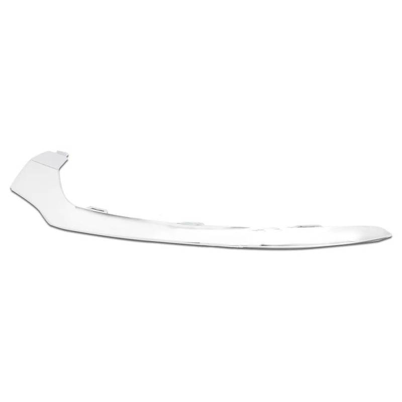 Auto Spoilerlippe Für Benz C Klasse W205 C300 C400 C63 2014 2015 2016 2017 2018 Frontschürze Trim Streifen Chrome Molding Lip Chrome Trim Auto-Frontspoiler(Left Chrome) von KUVIEZ