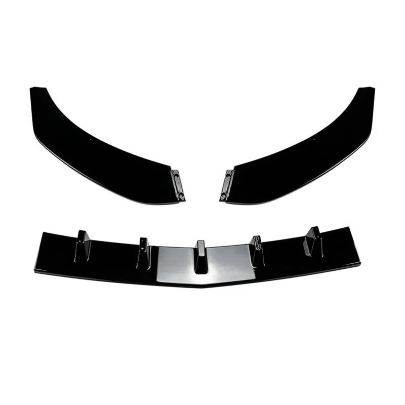 Auto Spoilerlippe Für Benz CLA200 CLA220 CLA250 CLA45 Für CLA C117 Für AMG 2015 2016 2017 2018 Frontschürze Lip Klinge Front Spoiler Splitter Körper Kit Auto-Frontspoiler(Gloss Black) von KUVIEZ
