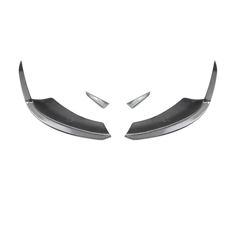 Auto Spoilerlippe Für Benz EINE Klasse W177 A180 A200 A35 A45 Für AMG 2023 + Frontschürze Spoiler Splitter Trim Glänzend Schwarz Außen Zubehör Auto-Frontspoiler(Carbon Look A B) von KUVIEZ