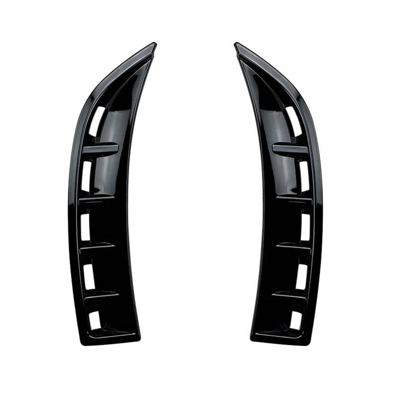 Auto Spoilerlippe Für Benz Für CLA Cl C118 CLA180 CLA200 2020 Bis Vorne Stoßstange Air Vent Abdeckung Trim Splitter Spoiler Von Glänzend Schwarz Auto-Frontspoiler(Gloss Black) von KUVIEZ