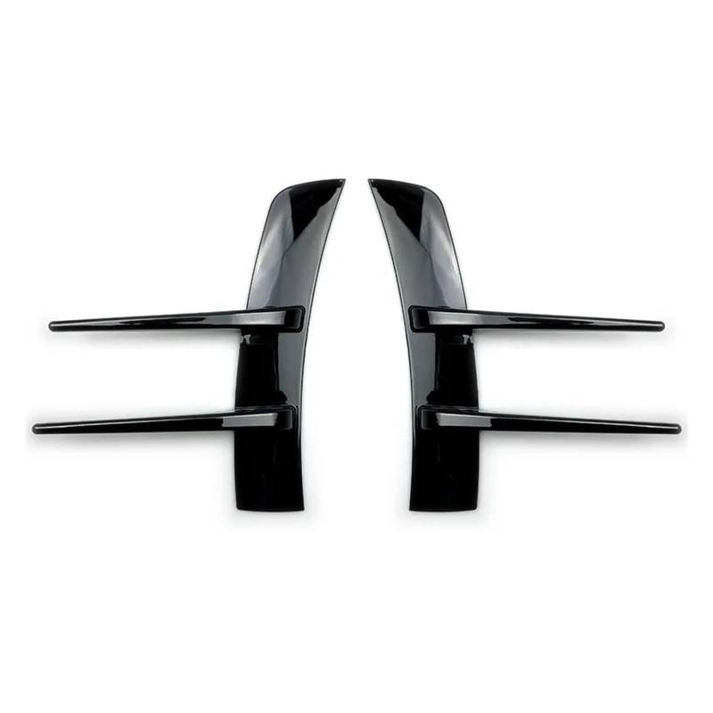 Auto Spoilerlippe Für Benz W177 A180 A200 A250 A260 Für AMG A35 2018 2019 2020 2021 2022 Auto Front Stoßstange Splitter Spoiler Nebel Licht Kühlergrill Trim Body Kits Auto-Frontspoiler(Gloss Black 1) von KUVIEZ