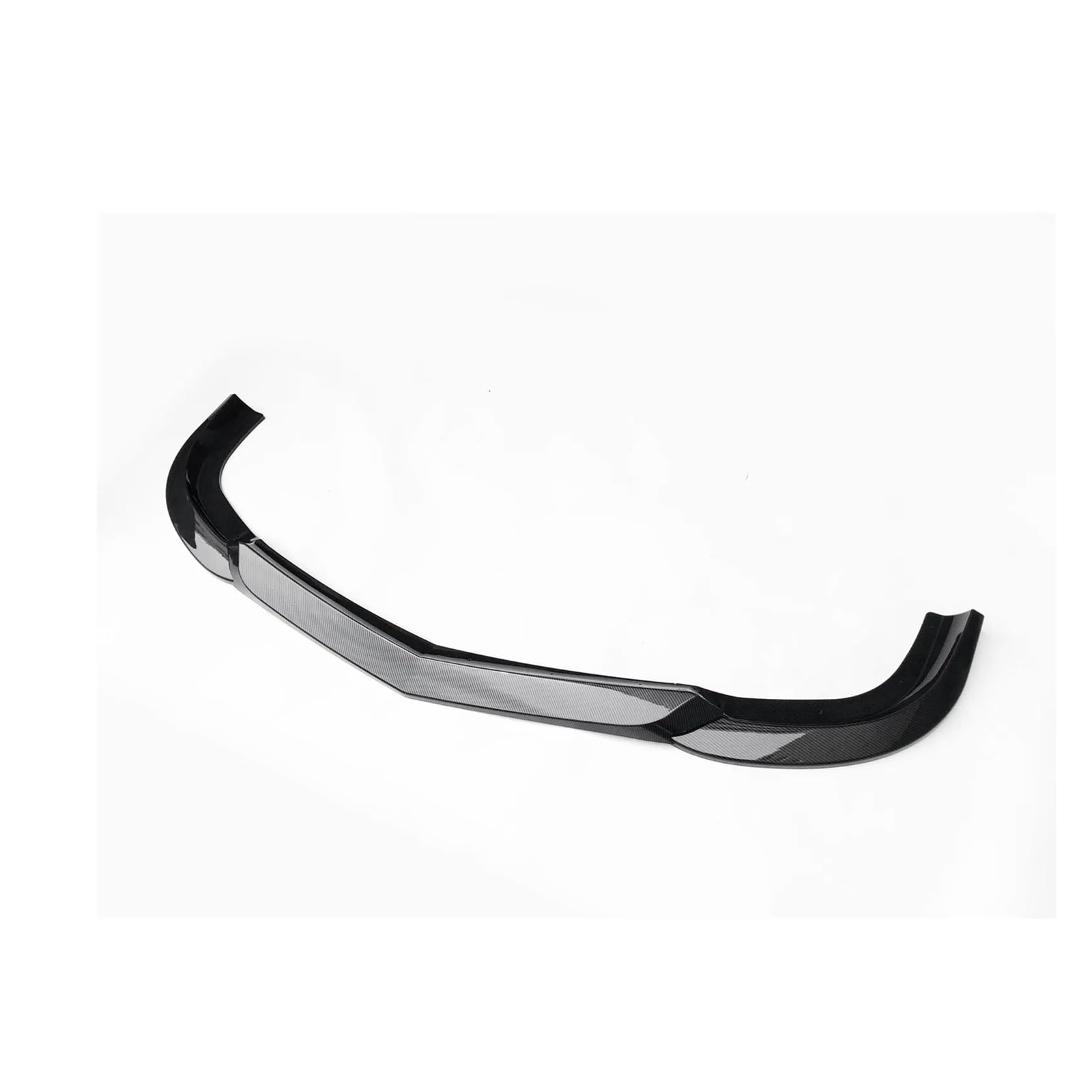 Auto Spoilerlippe Für Benz W204 C Klasse Limousine C63 Für AMG 2008 2009 2010 2011 Auto Frontschürze Spoiler Lip Unteren Splitter Klinge Körper Kit Auto-Frontspoiler(Kohlefaser-Optik) von KUVIEZ