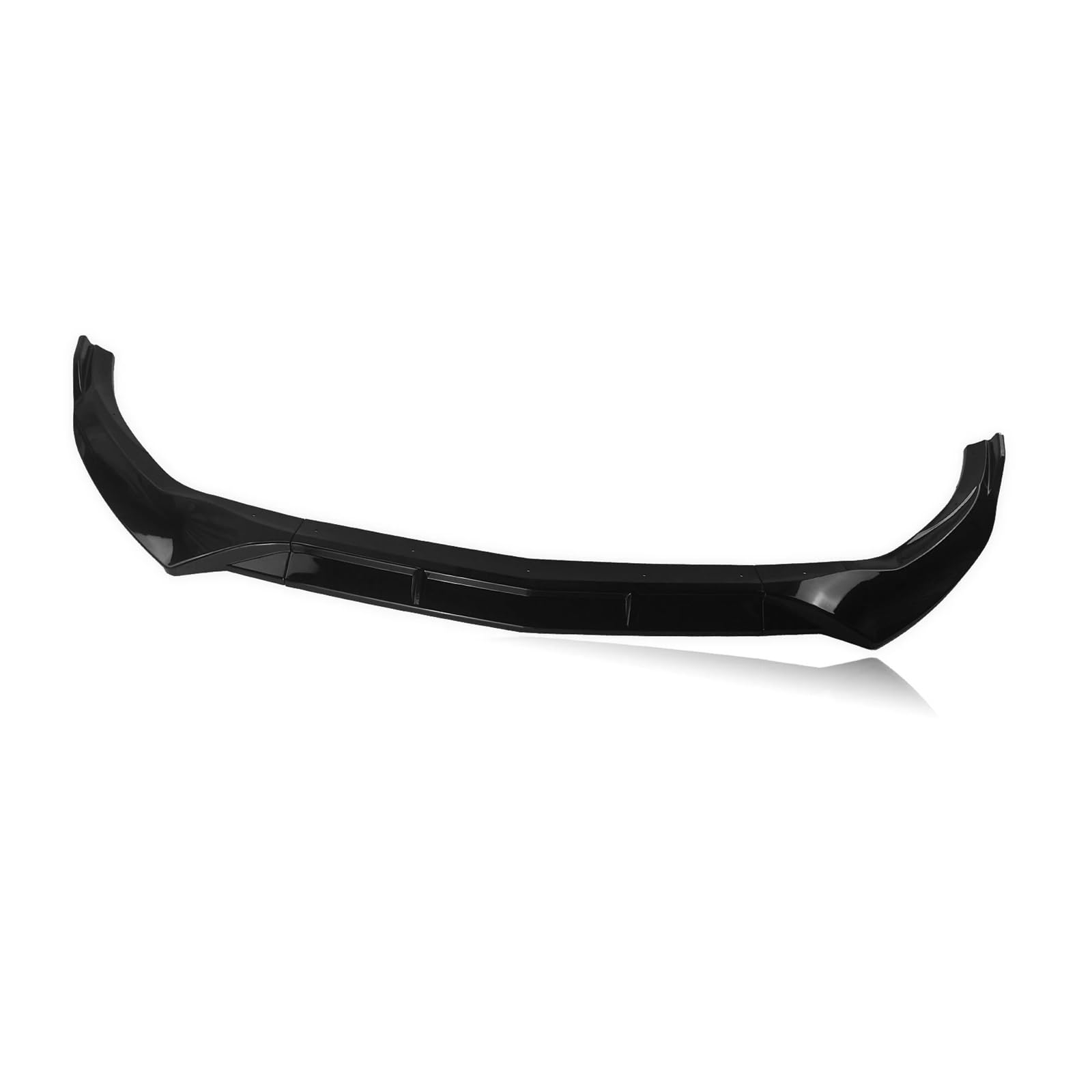 Auto Spoilerlippe Für Benz W212 E250 E350 E400 E550 Limousine 2014 2015 2016 Auto Frontschürze Spoiler Lip Untere Splitter Klinge Schutz Platte Auto-Frontspoiler(Gloss Black) von KUVIEZ