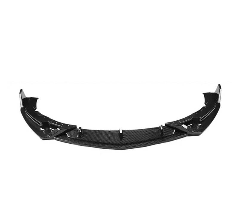 Auto Spoilerlippe Für Cadillac CT4 Splitter Schutz Platte Lip 2019 2020 2021 2022 2023 Frontschürze Spoiler Glänzend Schwarz Body Kit Röcke Auto-Frontspoiler(Carbon Paint) von KUVIEZ