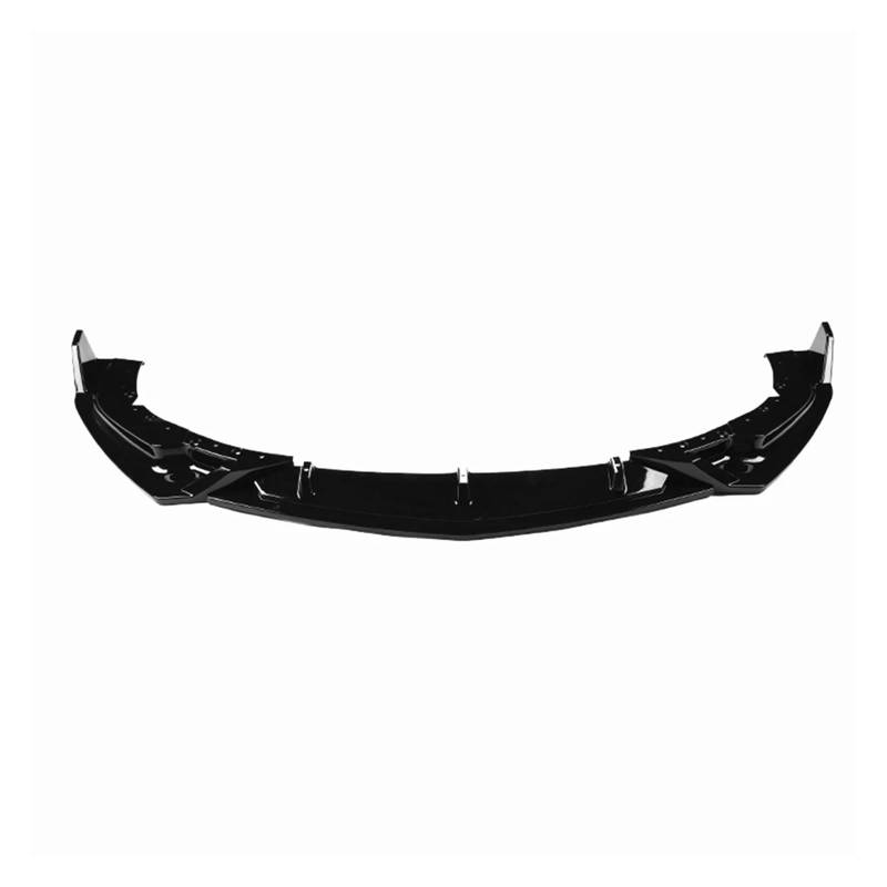 Auto Spoilerlippe Für Cadillac Für CT5 2019 2020 2021 2022 2023 Auto Vorderen Stoßfänger Spoiler Lip Unteren Schutz Platte Klinge Splitter Auto Zubehör Auto-Frontspoiler(Glossy Black) von KUVIEZ