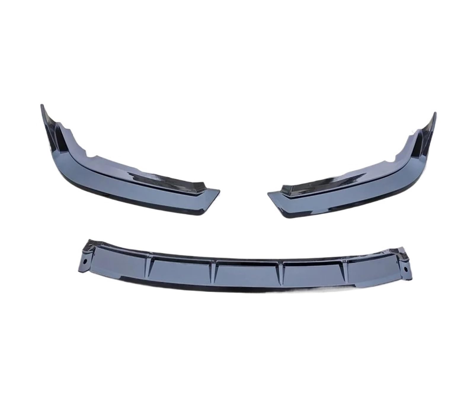 Auto Spoilerlippe Für Civic 10Th 2016 2017 2018 2019 2020 Front Front Lippe Vorne Stoßstange Refit Anti-Kollision Auto-Frontspoiler(Glossy Black) von KUVIEZ