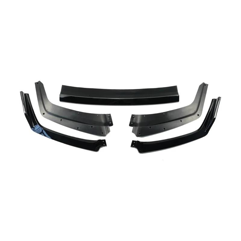 Auto Spoilerlippe Für Civic 2016 2017 2018 2019 2020 2021 10th Gen Hatchback SI 2/4 Tür Frontschürze Lippe Für Typ-R Stil Auto Zubehör Glänzend Schwarz Auto-Frontspoiler(Glossy Black) von KUVIEZ