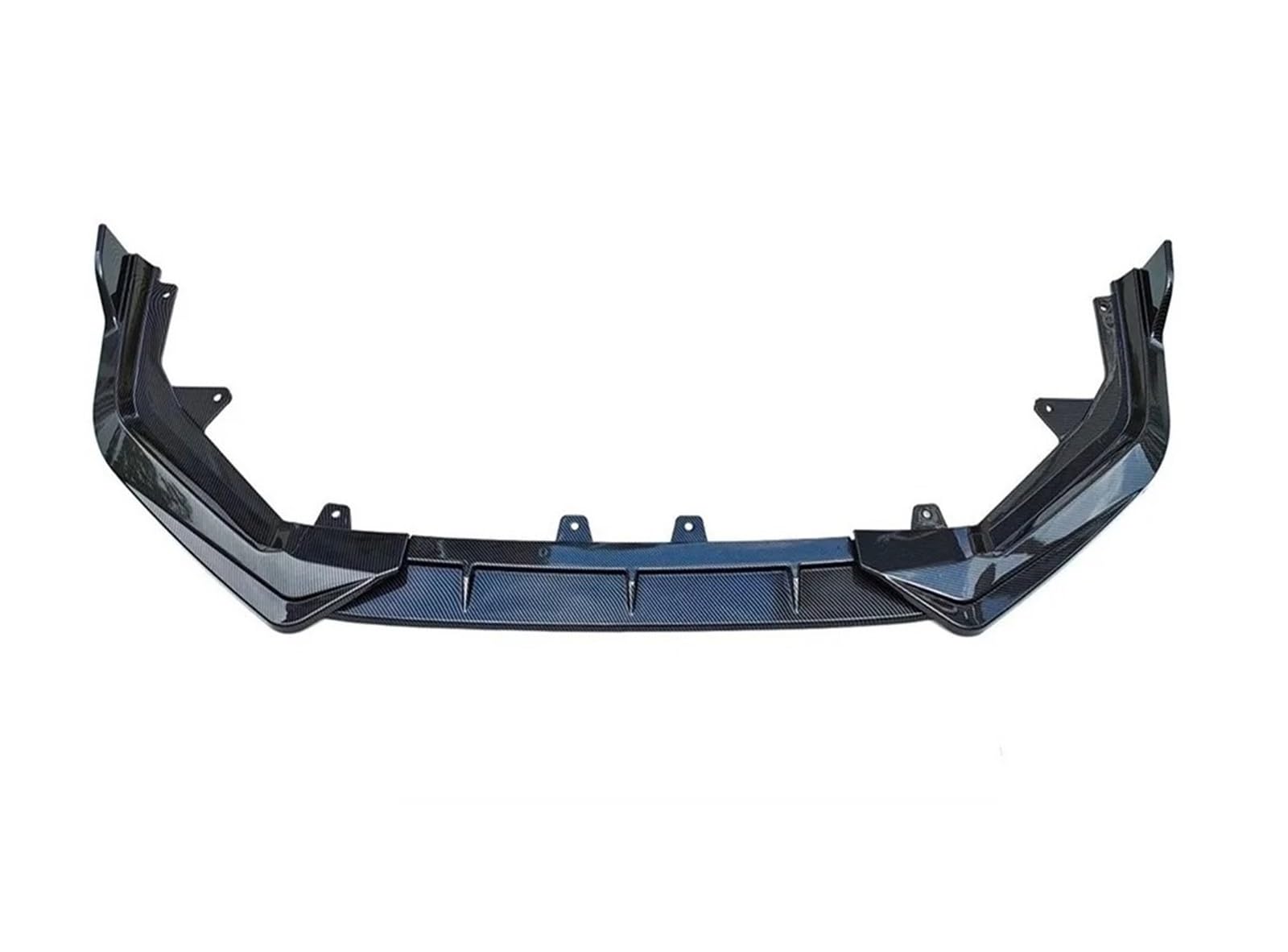 Auto Spoilerlippe Für Civic 2022 2023 11th Für Gen Auto Zubehör 3PCS Frontschürze Lip Spoiler Seite Splitter Deflektor Wachen Körper Kit Abdeckung Auto-Frontspoiler(Kohlefaser-Optik) von KUVIEZ