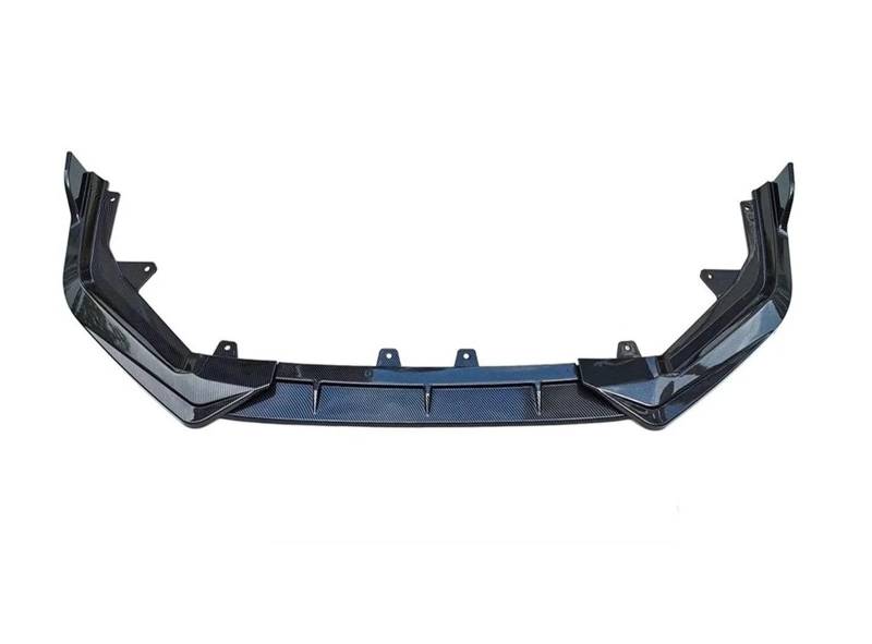 Auto Spoilerlippe Für Civic 2022 2023 11th Für Gen Auto Zubehör 3PCS Frontschürze Lip Spoiler Seite Splitter Deflektor Wachen Körper Kit Abdeckung Auto-Frontspoiler(Kohlefaser-Optik) von KUVIEZ
