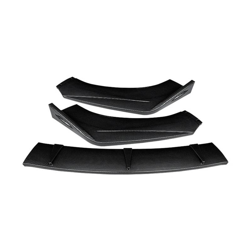 Auto Spoilerlippe Für Corolla 2014 15 16 17 18 19 20 2021 2022 Auto Vorderen Stoßfänger Lippe Kinn Tuning Zubehör Splitter Körper Kit Spoiler Deflektor Carbon Faser Auto-Frontspoiler(Carbon Fiber Look von KUVIEZ