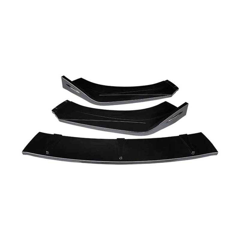 Auto Spoilerlippe Für Corolla 2014 15 16 17 18 19 20 2021 2022 Auto Vorderen Stoßfänger Lippe Kinn Tuning Zubehör Splitter Körper Kit Spoiler Deflektor Carbon Faser Auto-Frontspoiler(Gloss Black 14-21 von KUVIEZ