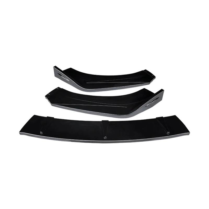 Auto Spoilerlippe Für Corolla 2014 15 16 17 18 19 20 2021 2022 Auto Vorderen Stoßfänger Lippe Kinn Tuning Zubehör Splitter Körper Kit Spoiler Deflektor Carbon Faser Auto-Frontspoiler(Gloss Black 07-13 von KUVIEZ