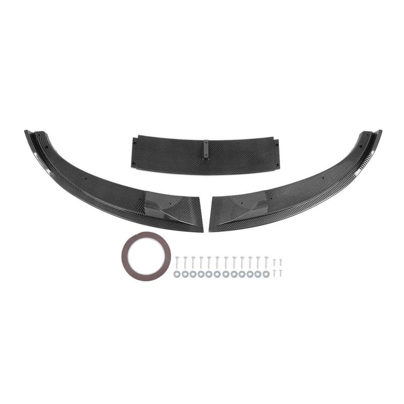 Auto Spoilerlippe Für E60 E61 Für M5 2005 06 07 08 09 2010 Frontstoßstange Lippe Vorderer Stoßfängerlippenspoiler Hochfester Sportlicher Stoßfängerlippen-Kinnsplitter-Diffusor Auto-Frontspoiler(Carbon von KUVIEZ
