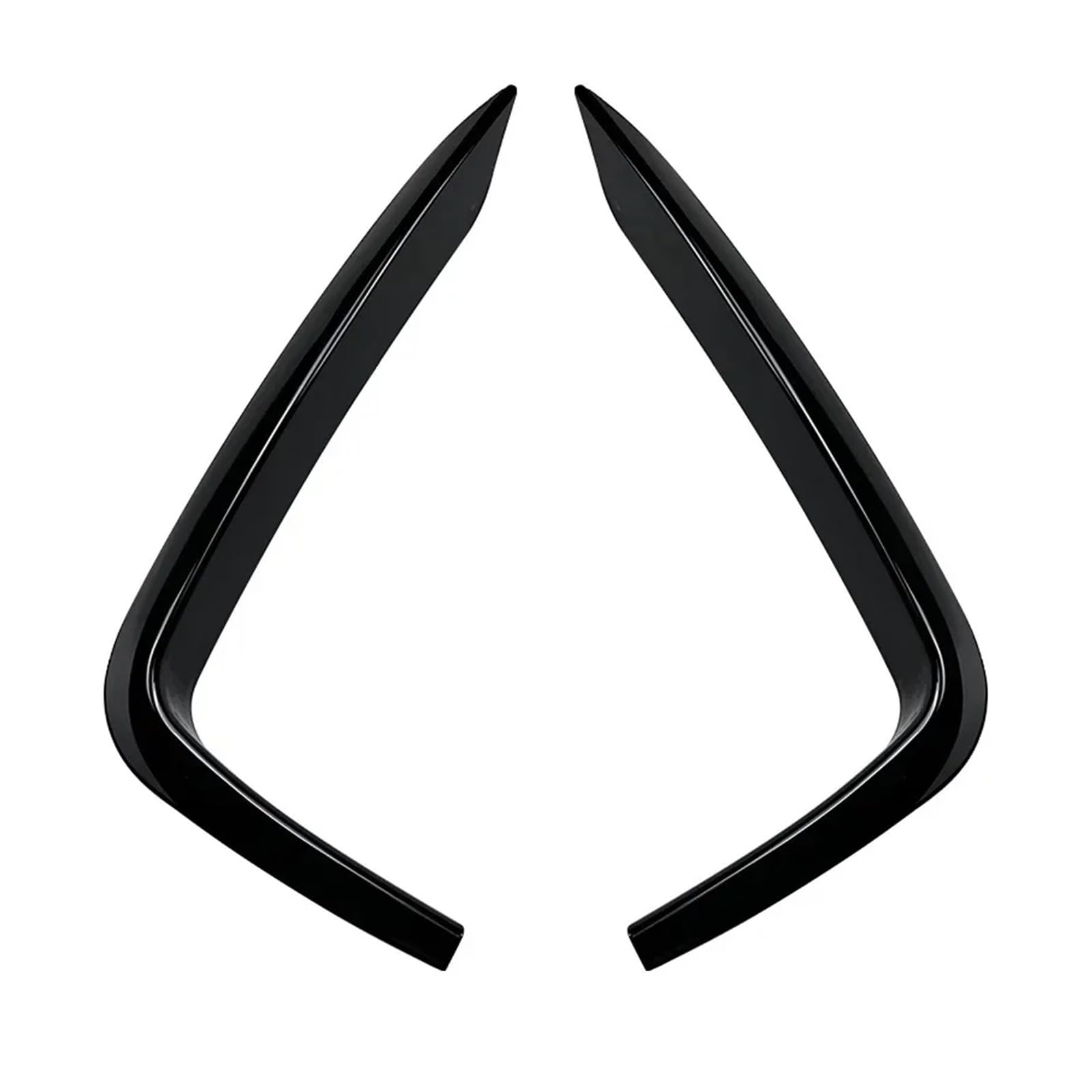 Auto Spoilerlippe Für F22 F23 218i 220i 228i 230i M235i M240i Sport 2014-2020 Frontschürze Seite Splitter Canard Spoiler Kit Nebel Lampe Aufkleber Auto-Frontspoiler(Gloss Black) von KUVIEZ